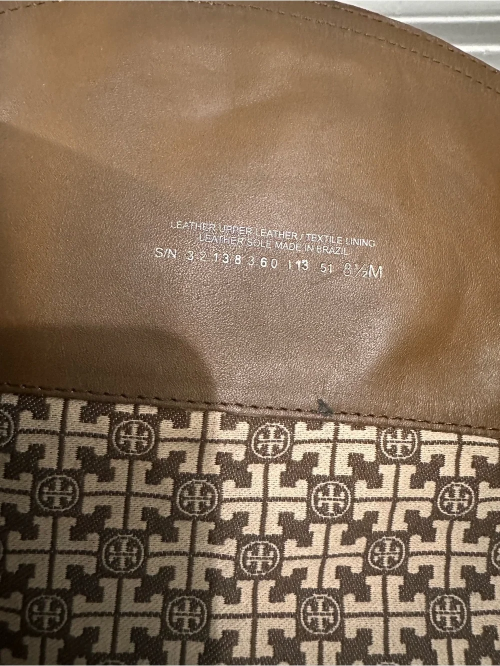 Tory Burch Suede Knee-High Boot with Buckle Detail - Tan 8 1/2